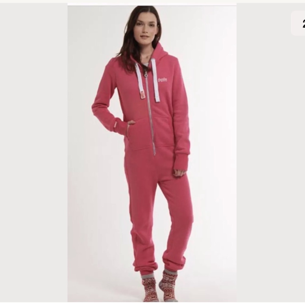 Superdry Orange abel Onesie Hoodie